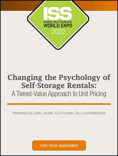 Changing the Psychology of Self-Storage Rentals: A Tiered-Value Approach to Unit Pricing